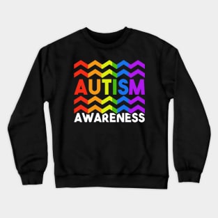 Autism Awareness Captain Autism Crewneck Sweatshirt